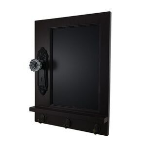 Scratch & Dent Antique Style Doorknob Distressed Finish Chalkboard Wall Hanging